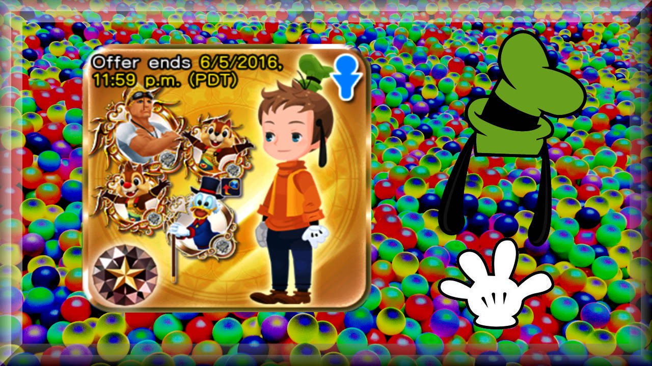 Kingdom Hearts Unchained x : Spending 2000 Jewels on Goofy Avatar Board