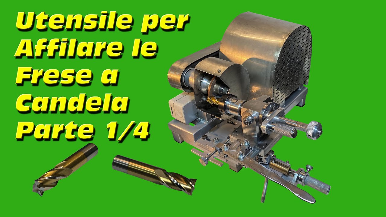 Utensile per Affilare le Frese a Candela Parte 1/4 #120