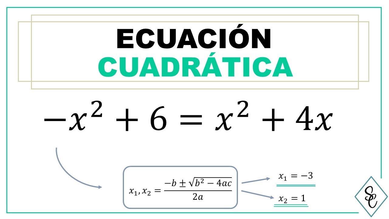 ECUACIÓN CUADRÁTICA - Cómo resolverla paso paso