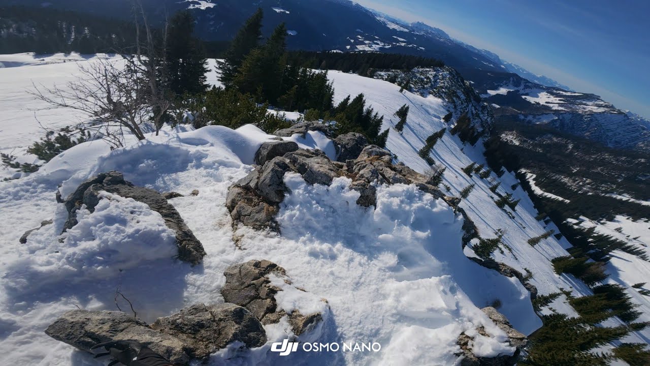POV: Skiing down from Peitingköpfl / DJI Osmo Nano