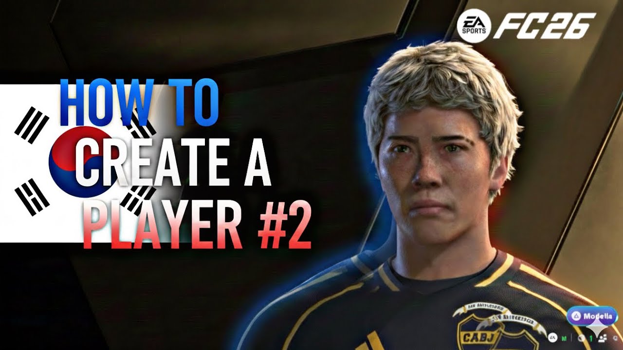 FC 26 | How to create a Good Looking Player #2 | SOUTH KOREAN 🇰🇷|
