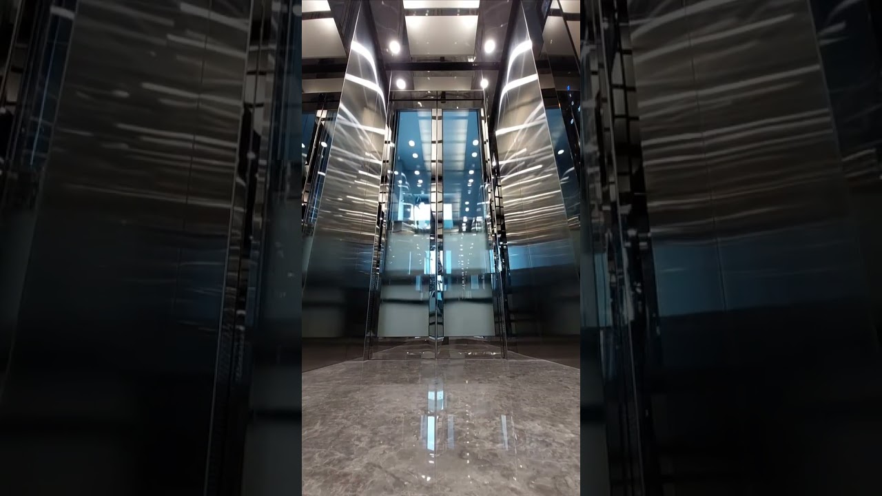 ZORK ELEVATOR Domowa winda pasażerska z drzwiami szklanymi i kabiną ze stali nierdzewnej #homelift