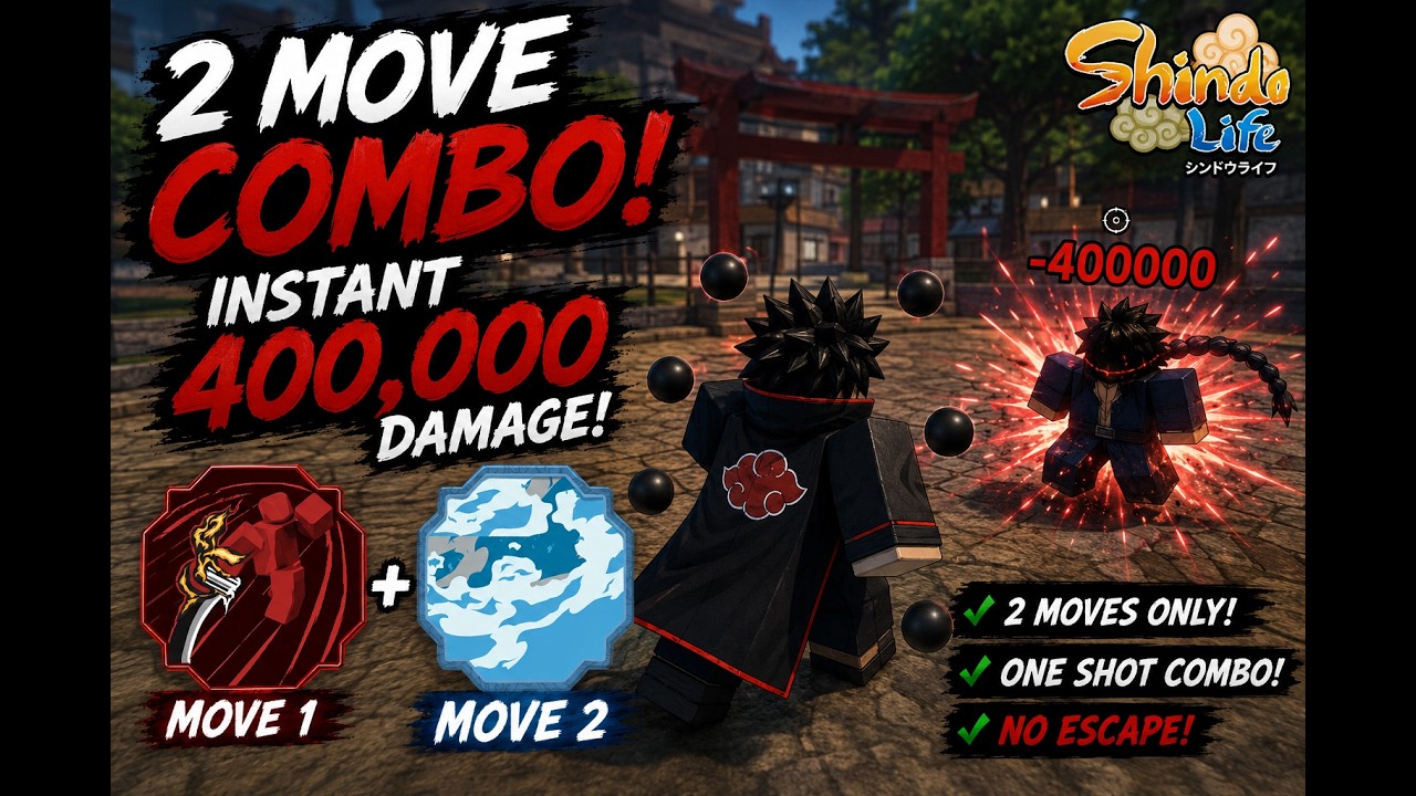 this Shindo life 2 moves combo INSTANTLY does 400k damage (2026)