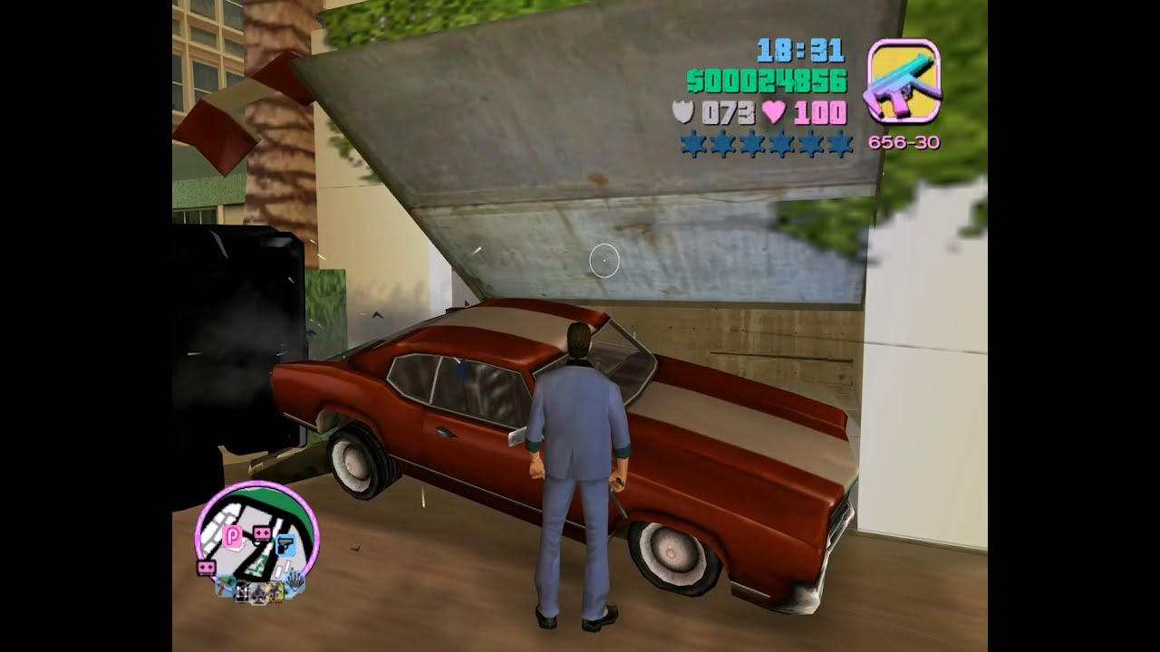 GTA Vice City - Getting bulletproof, fireproof, explosion proof Sabre Turbo from The Driver