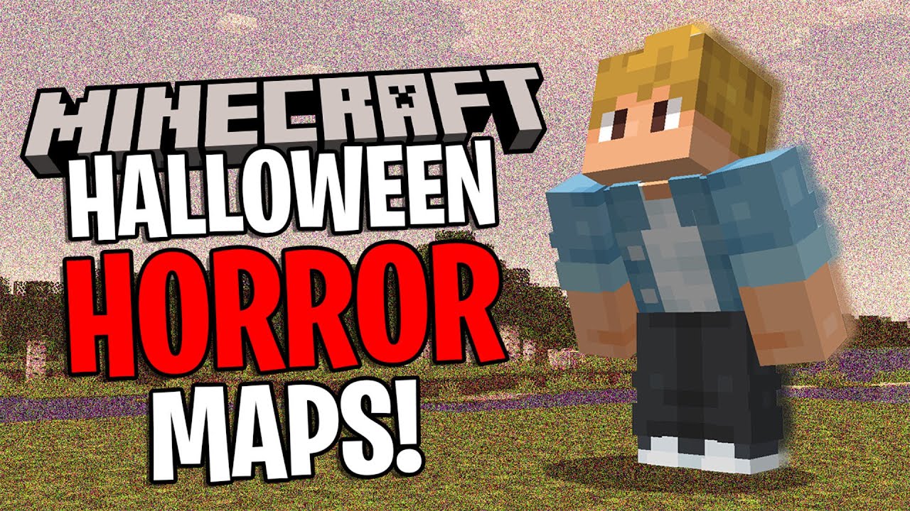 Playing MINECRAFT HALLOWEEN HORROR MAPS!!