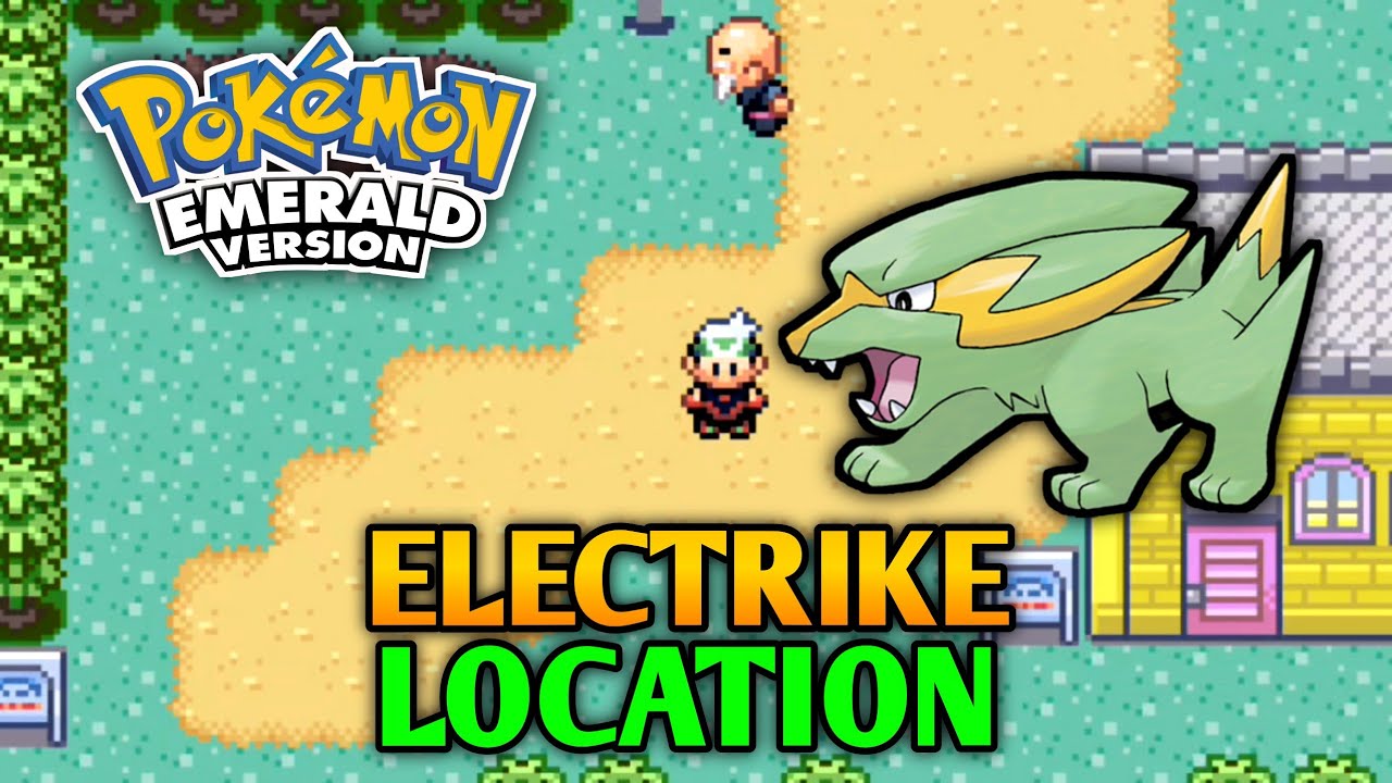 How To Catch Electrike In Pokemon Emerald - Electrike Location