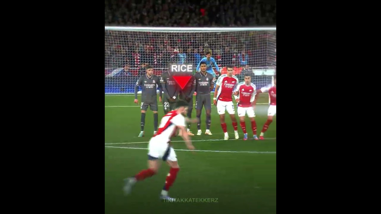 Declan Rice Freekick Today 💀💀💀 Comment 