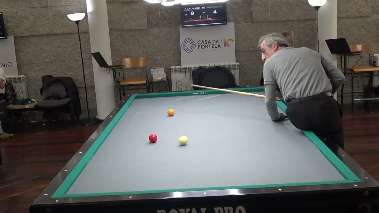 Bilhar Carambola: Paulo Andrade - Rui Gomes FEV2026