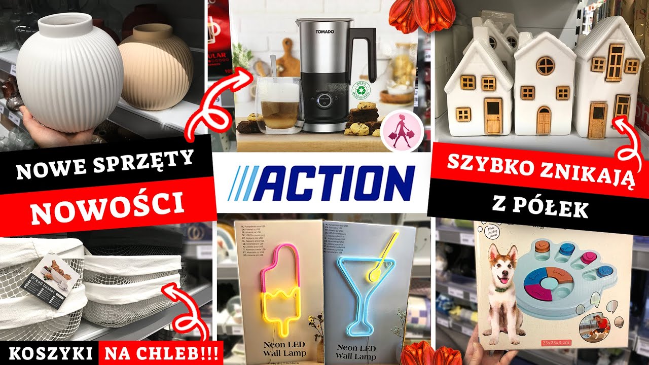 ACTION KOSZYKI NA CHLEB ❤️ CUDNE DOMKI LAMPY 😍 DUŻE WAZONY 😍 NOWOŚCI!! ❤️