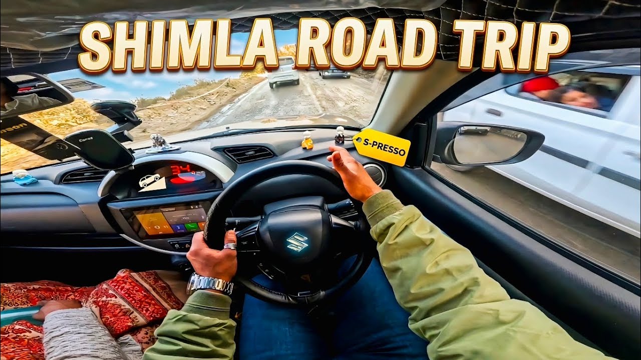 Bilaspur To Shimla Road Trip By Car | S-Presso POV Drive 🚗💨 | EP-01 