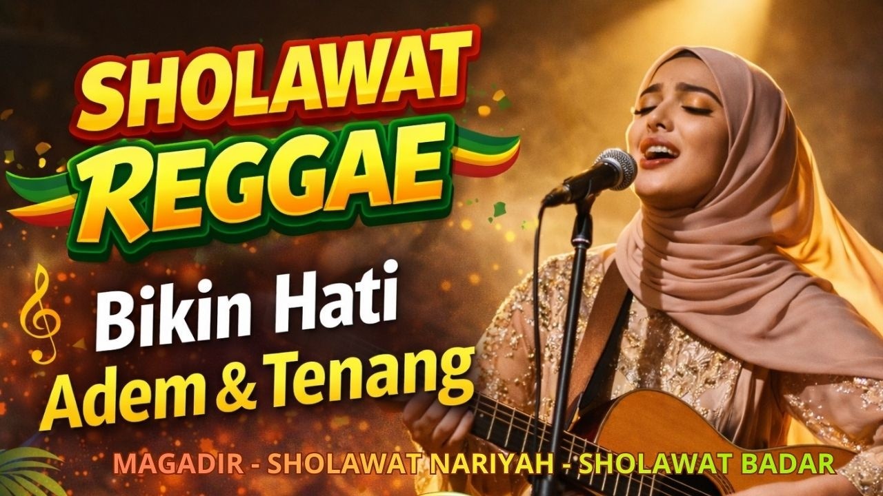 SHOLAWAT NABI MERDU BIKIN HATI ADEM 🎵 REGGAE | YA HANANA, WAHDANA | SHOLAWAT TERBARU