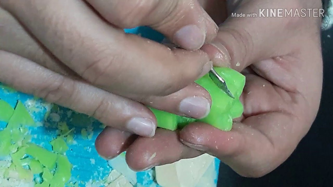 نحت الرحى الاولى السفلية   Carving of mandibular first molar
