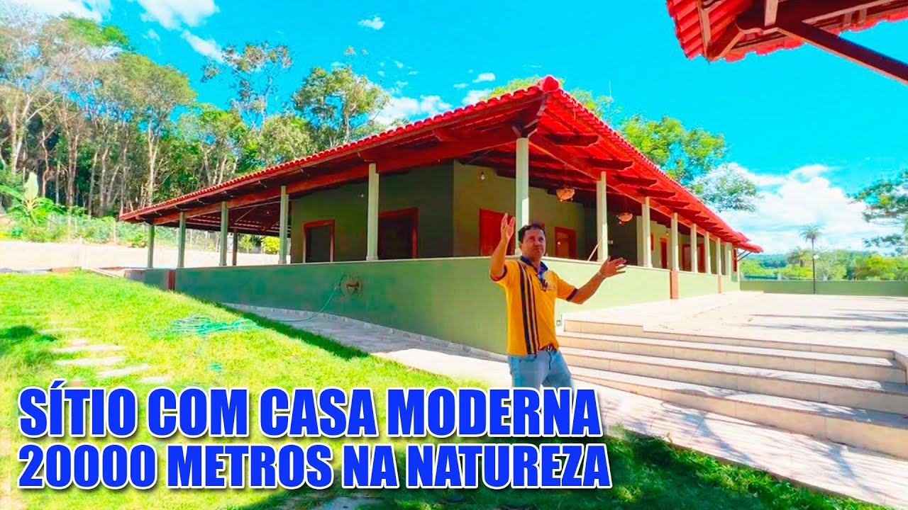 Sítio moderno com casa muito boa em Florestal com piscina muita arvore e sossego
