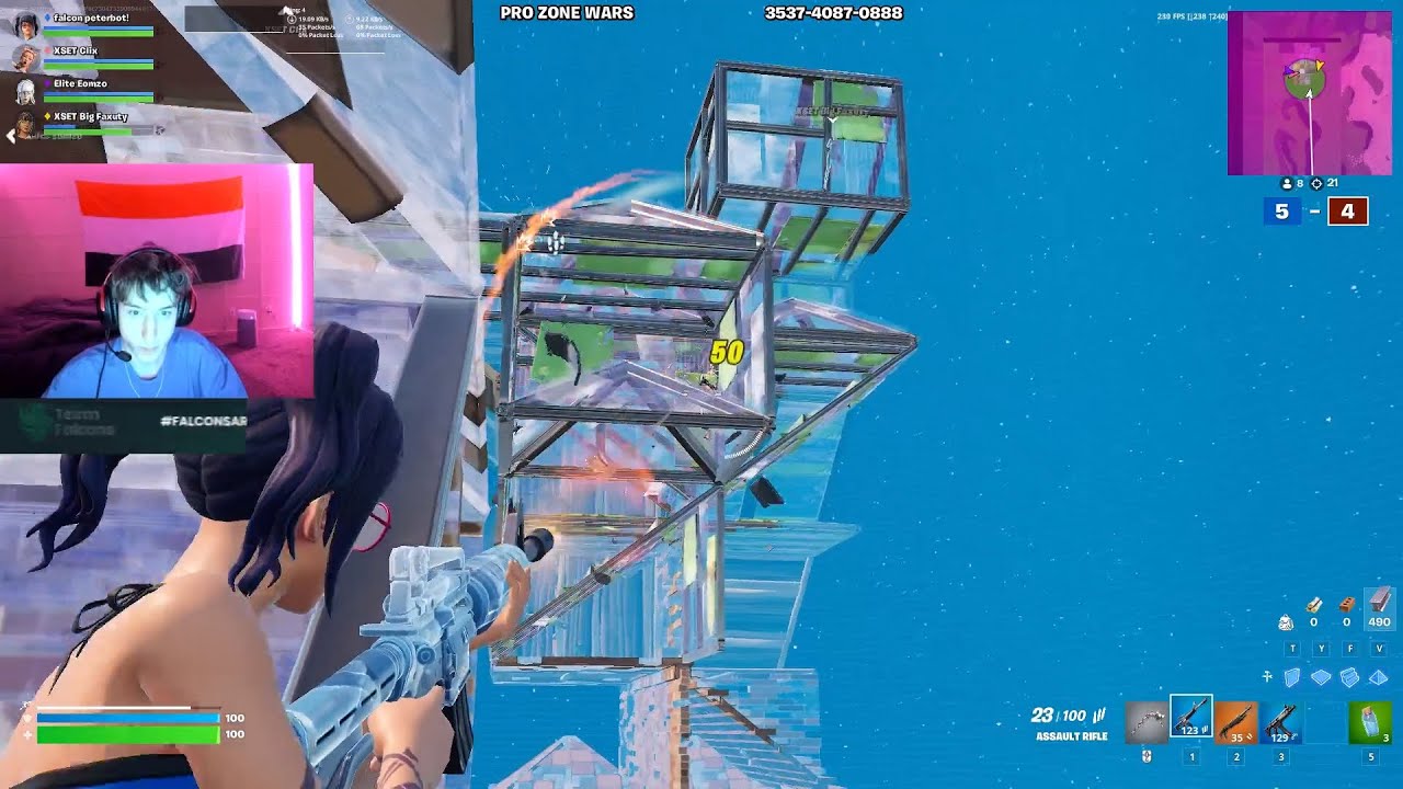 Peterbot Goes Live with FACECAM and Plays Tokens with Clix, Bugha, Ajerss & More | Fortnite
