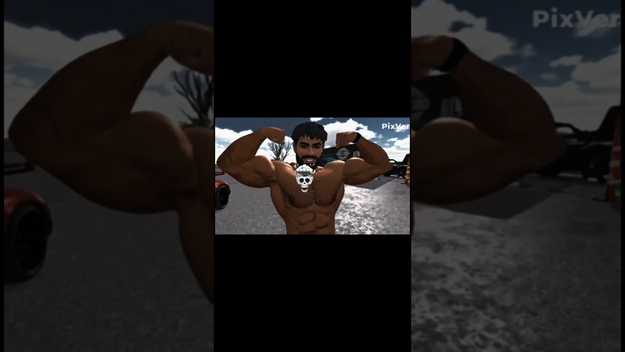 Strongest character in CPM💀 #tlood #carparkingmultiplayer