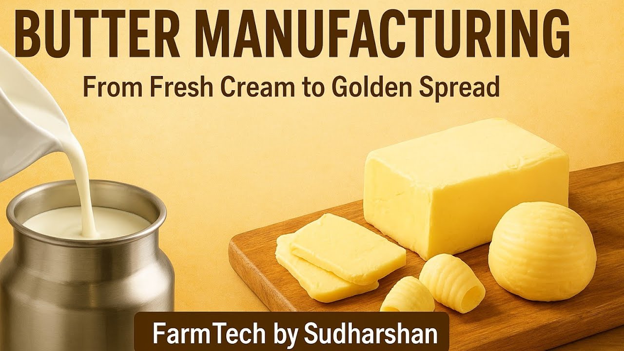 Butter Manufacturing Explained | FarmTech by Sudharshan