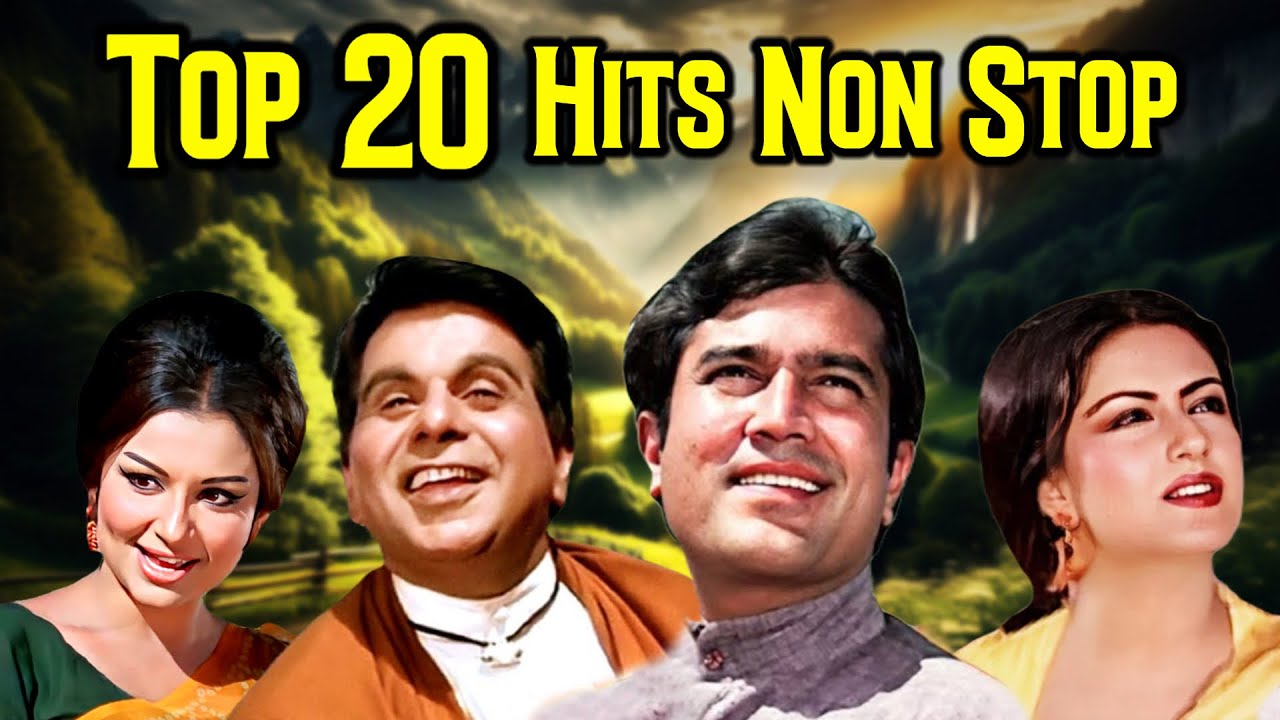 Top 20 Purane Hit Gaane Playlist | Lata Mangeshkar, Kishore Kumar, Mohd Rafi, Mukesh, Asha Bhosle