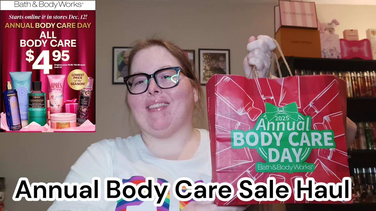 Покупки на ежегодной распродаже средств по уходу за телом #bathandbodyworks