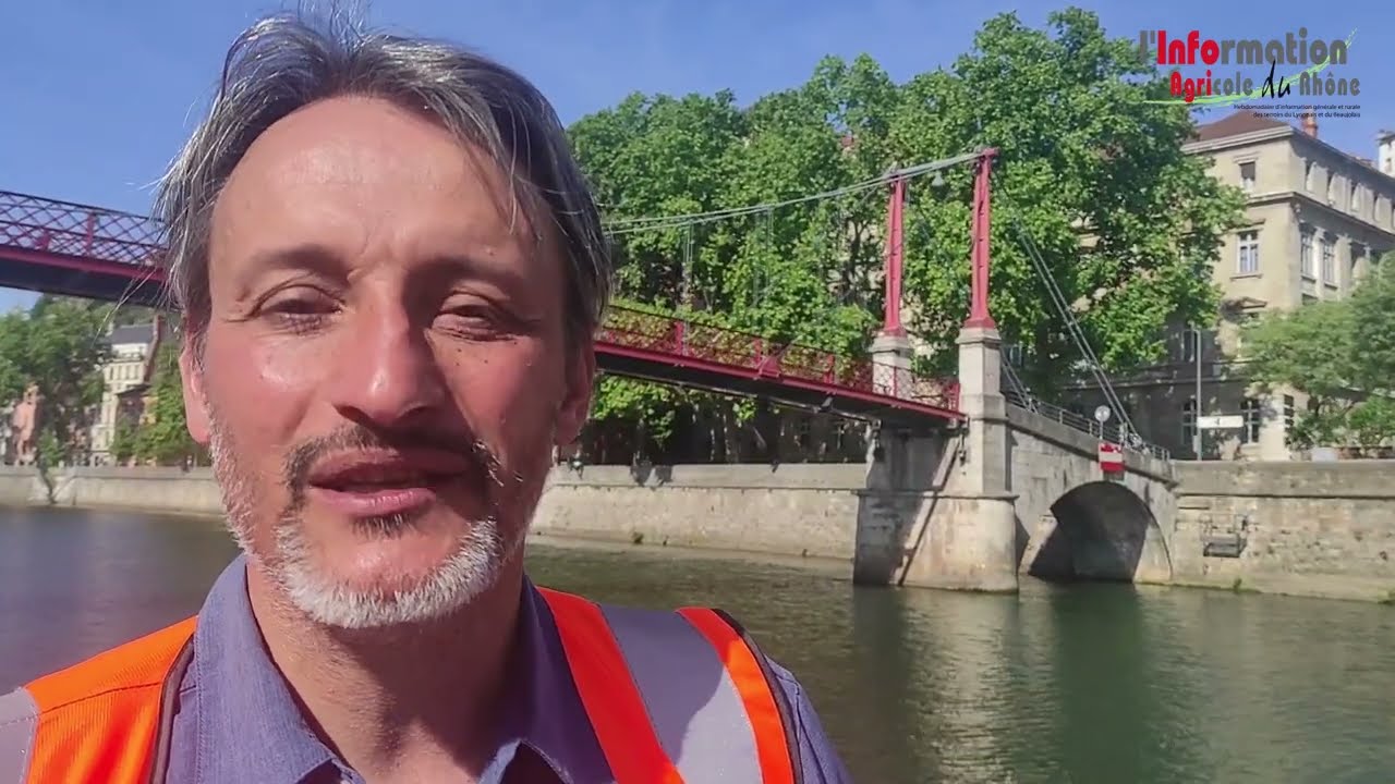 Des produits du Beaujolais livrés à Lyon par voie fluviale bas carbone