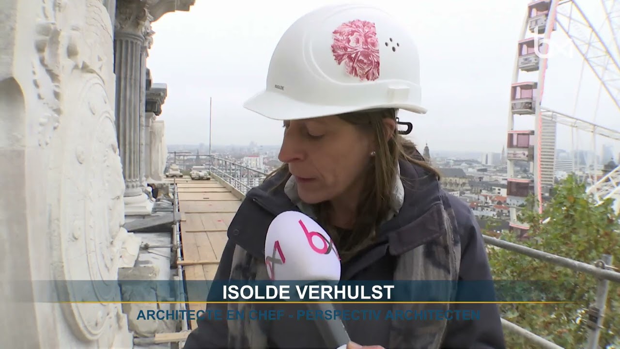 Le chantier du Palais de Justice de Bruxelles dévoile une nouvelle étape de sa restauration