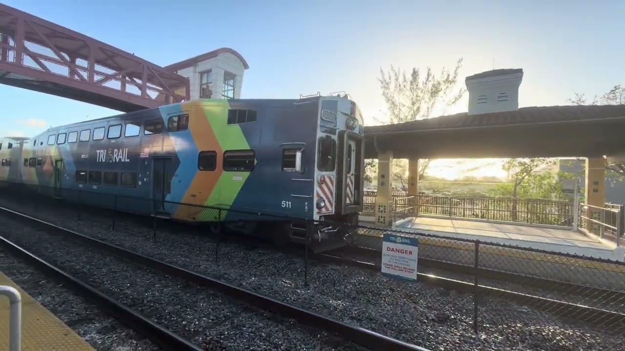 Tri-Rail train at Sheridan Street 3/8/26 