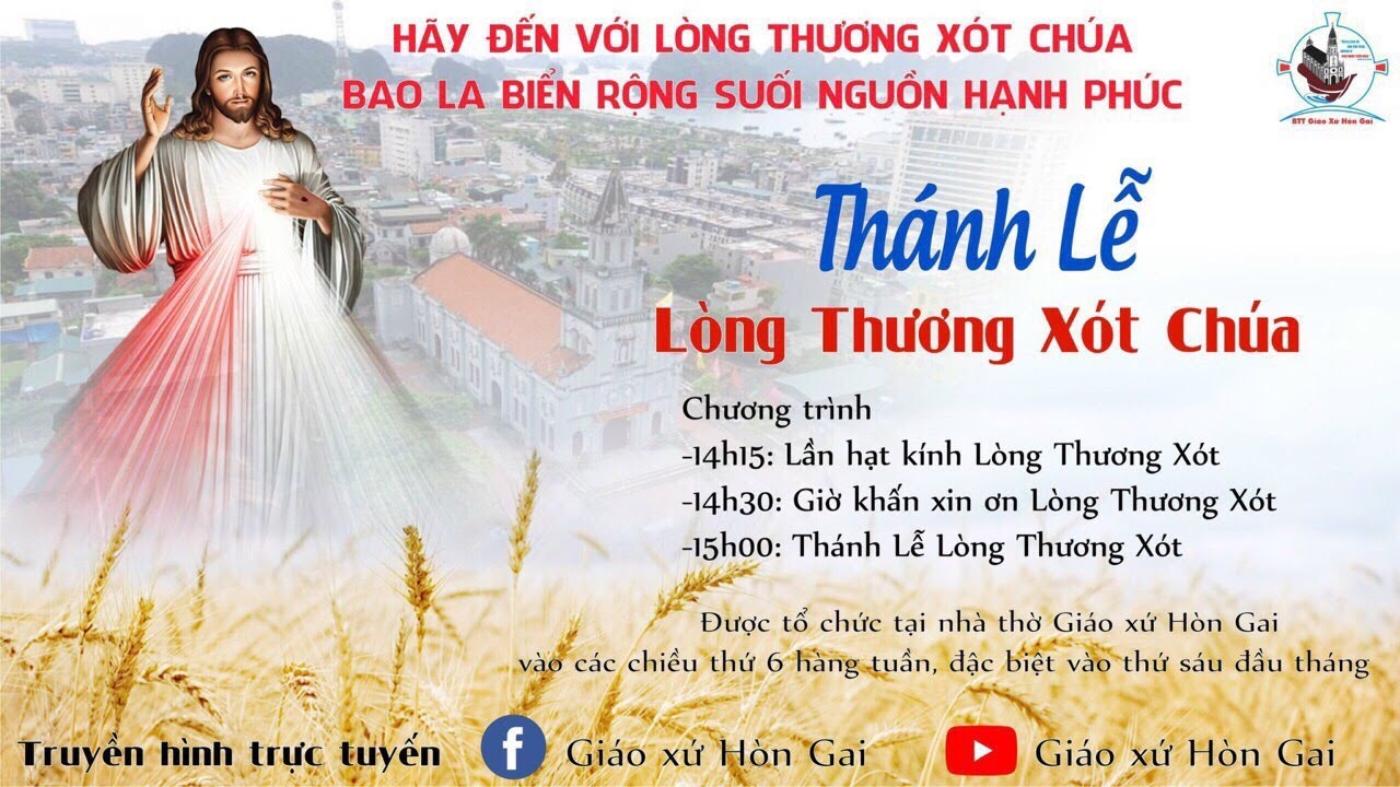 🔴TRỰC TIẾP: THÁNH LỄ KÍNH LÒNG CHÚA THƯƠNG XÓT - GIÁO XỨ HÒN GAI - GIÁO PHẬN HẢI PHÒNG.