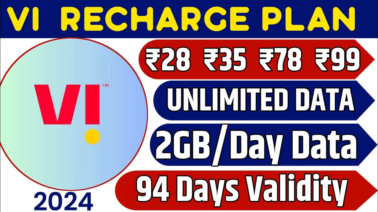vi ka new sabse sasta validity recharge plan 2024 || vi ka new latest recharge plan 2024 | vi plan