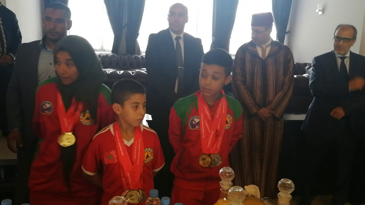 عمالة اليوسفية وإدارة الفوسفاط تكرم أبطال العالم في رياضة كونغ فو 2