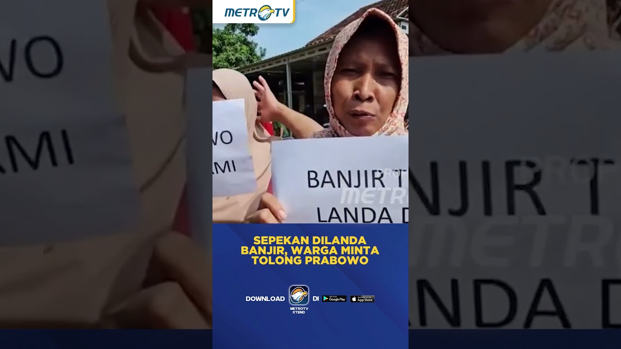 Sepekan Dilanda Banjir, Warga Minta Tolong Prabowo  #shorts