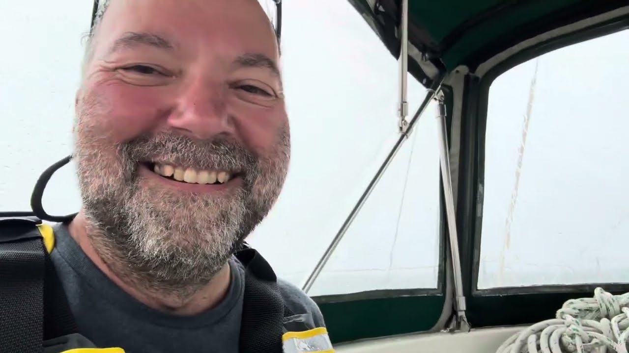 In the cockpit alone during a storm…