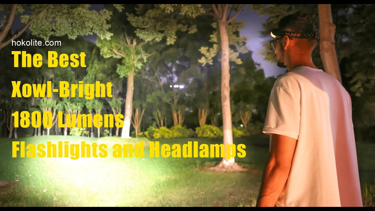 Hokolite Xowl bright 1800 Lumens Flashlights and Headlamps