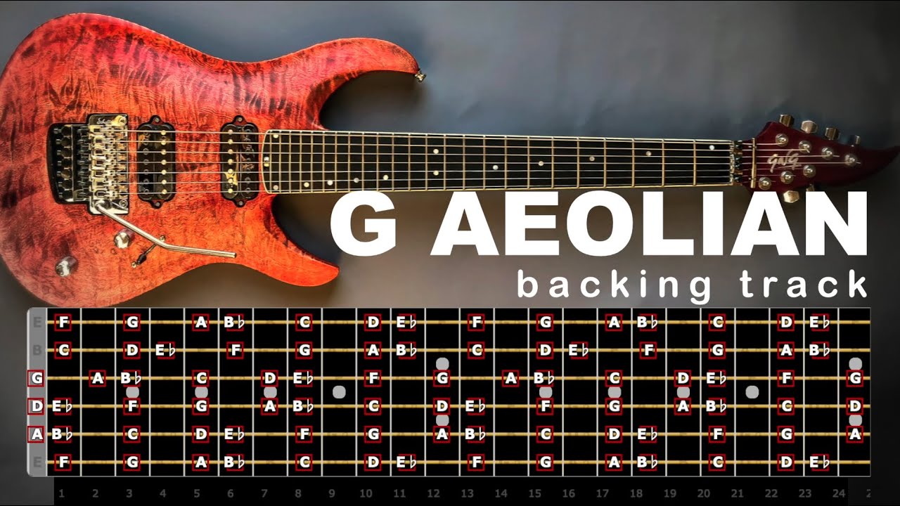G Aeolian - Soulful Backing Track