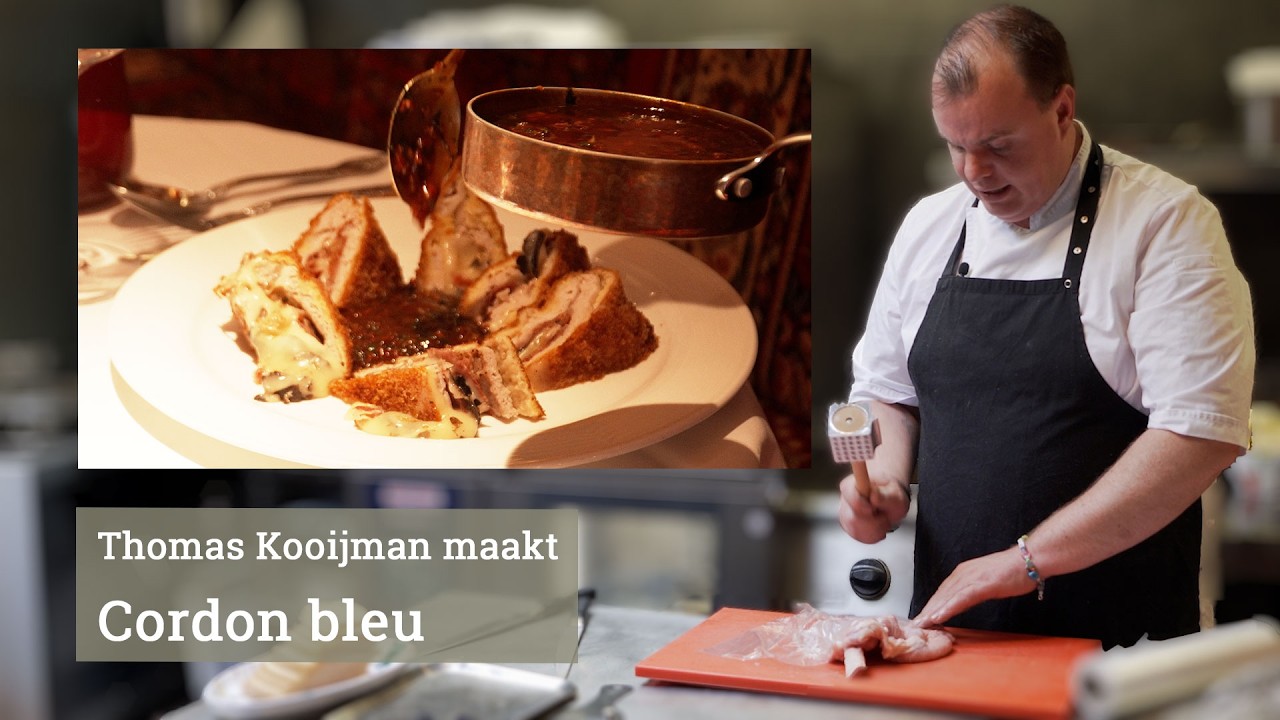 De Cordon Bleu van restaurant Bisous