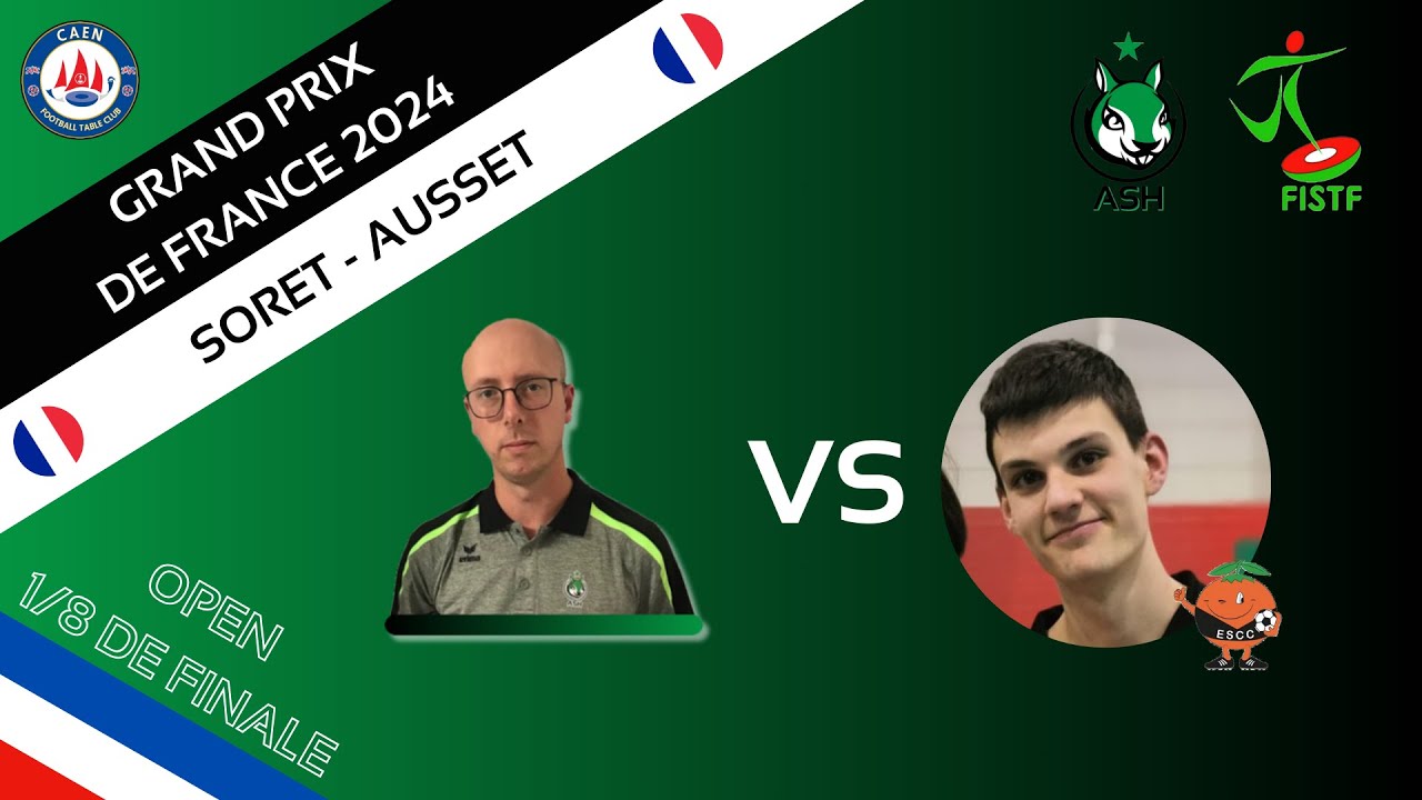 Subbuteo : Rémi Soret vs Quentin Ausset (Grand-Prix de France 30/11/24) (1/8 de finale Open)