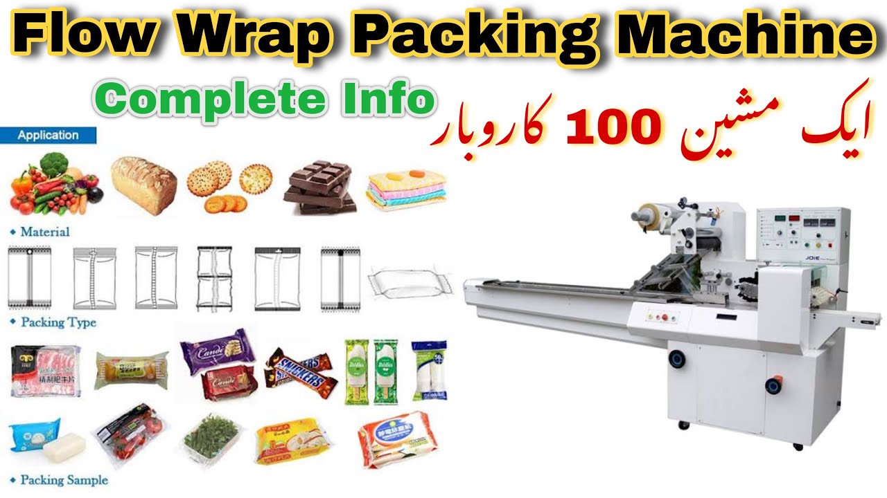 Flow Wrap Packing Machine | Soap & Bakery Items Packaging | New best business ideas in Pakistan 2022