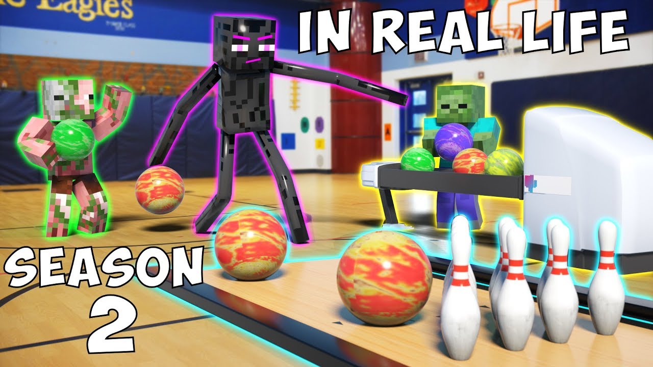 Monster School in Real Life Season 2: Bowling | Basketball | Soccer | Racecar Driving