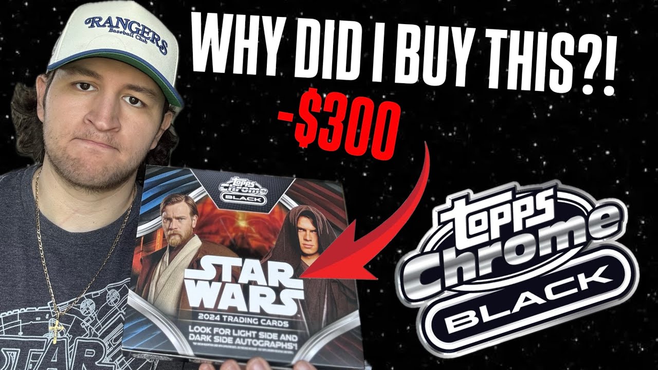 Opening 2024 Star Wars Topps Chrome Black