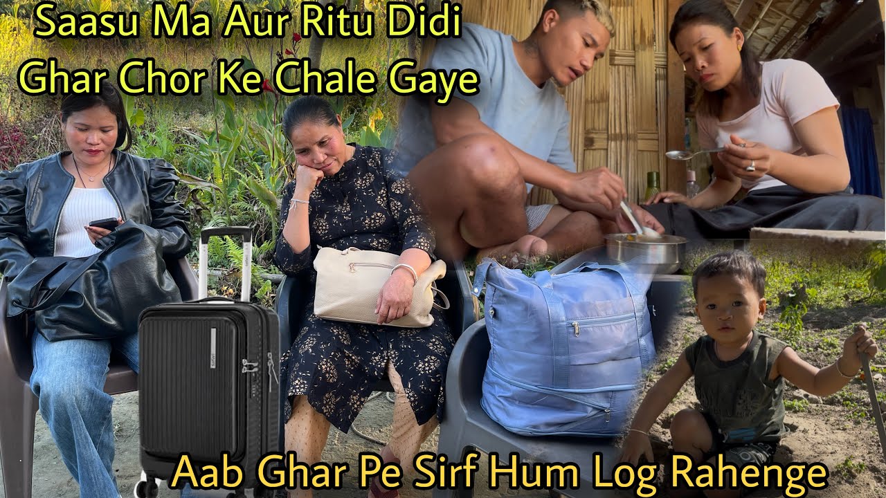 Saasu Ma Aur Ritu Didi Ghar Chor Ke Chale Gaye|| Ghar Pura Suna Hogiya🥺Sirf Hum Log Hai Ghar Pe