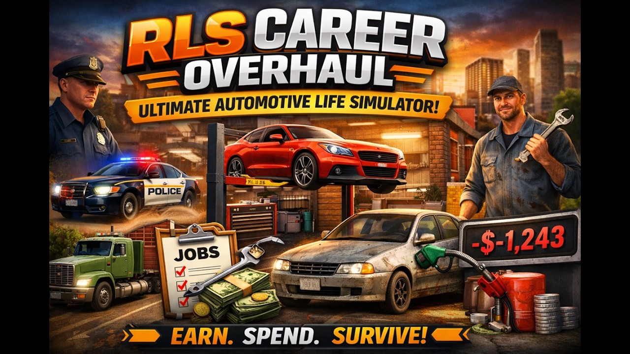 🚗 Welcome to my BeamNG.drive RLS Career Overhaul gameplay!