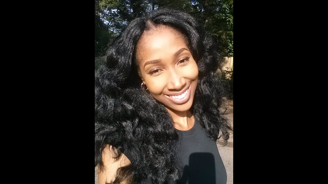 How to straighten crochet Marley hair!