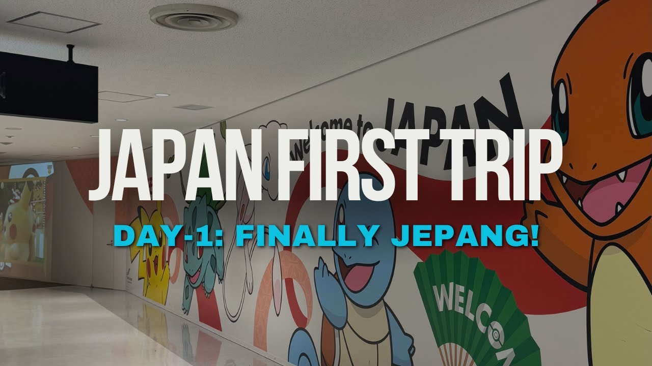 First Trip Jepang | Hari 1: Pertama Kali Ke Jepang Tanpa Tour, Mulai dari Narita Sampai Kota!