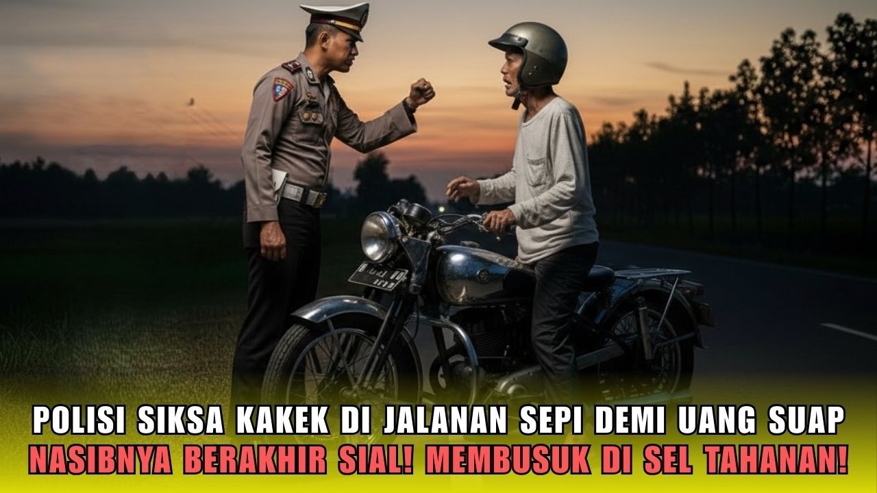 Polisi Ini Berakhir Membusuk Di Penjara Setelah Siksa Kakek Tua di Jalanan Sepi Demi Uang Suap!