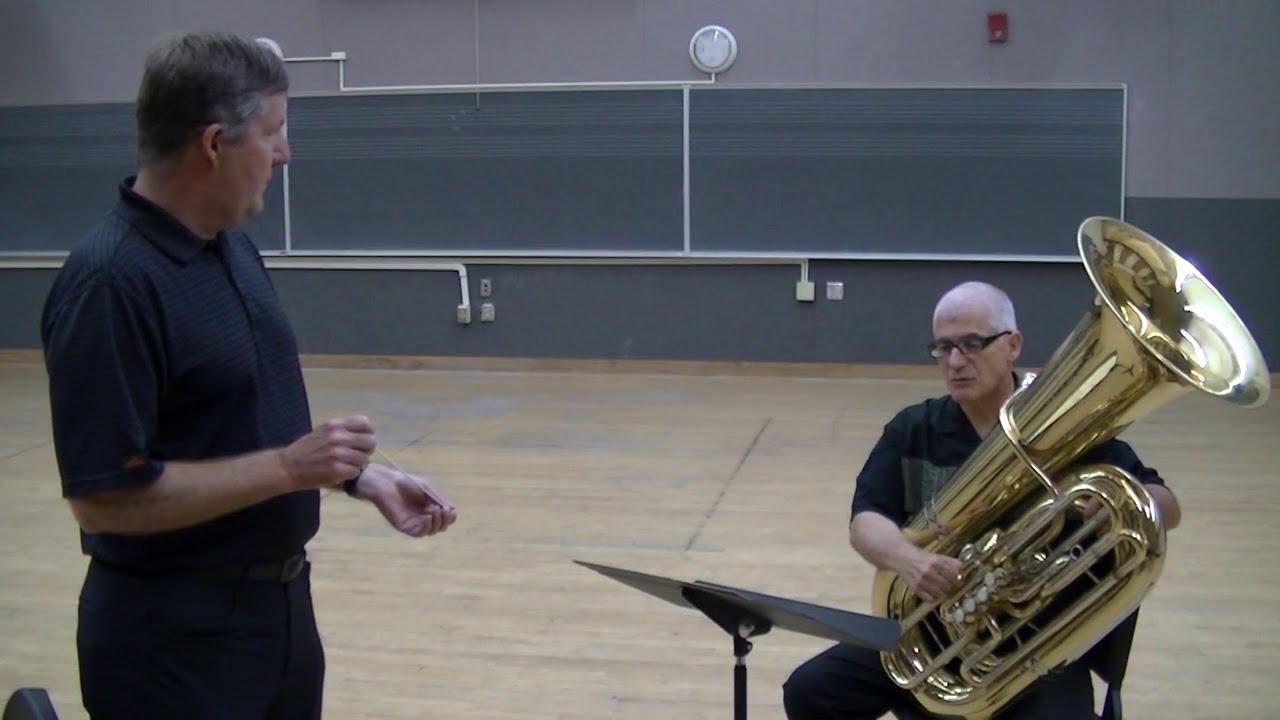 Holst, 1st Suite in Eb  Mvt 1   Eric Rombach Kendall W  Sam Pilafian, Part 1 mp4