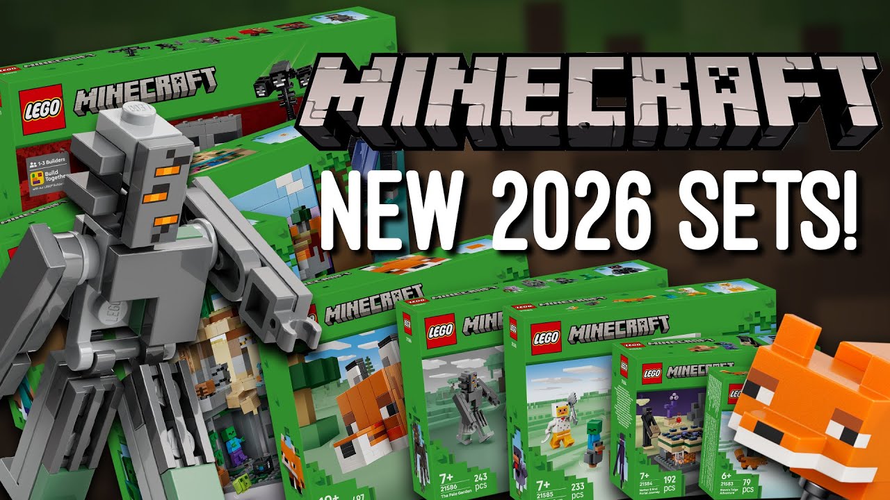 NEW LEGO Minecraft 2026 Sets Revealed!