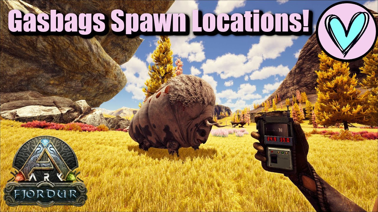 Gasbags Spawn Locations! || Ark Fjordur!