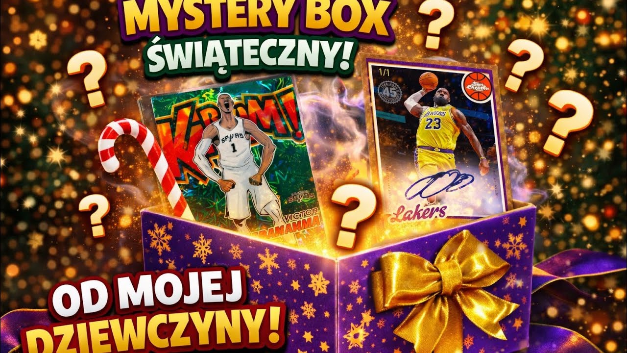 ŚWIĄTECZNY MYSTERY BOX od mojej dziewczyny&hellip; CO TAM BYŁO?! 🎄🏀