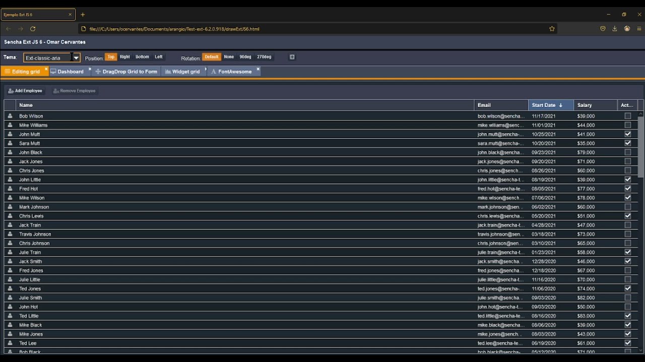 Testing Sencha Ext JS 6