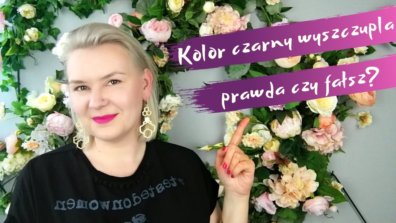 Kolor czarny WYSZCZUPLA - prawda czy fałsz?