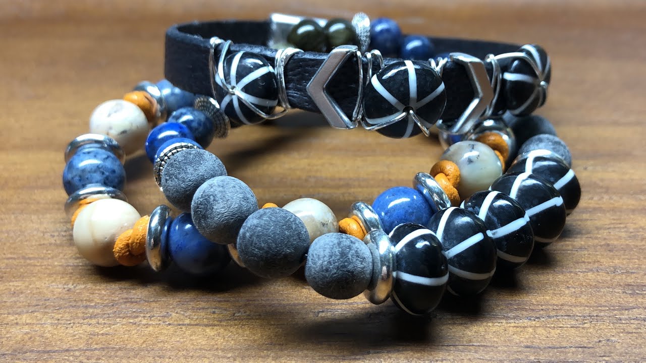 Men’s Bracelet Blitz Tutorial Featuring Jesse James Beads!