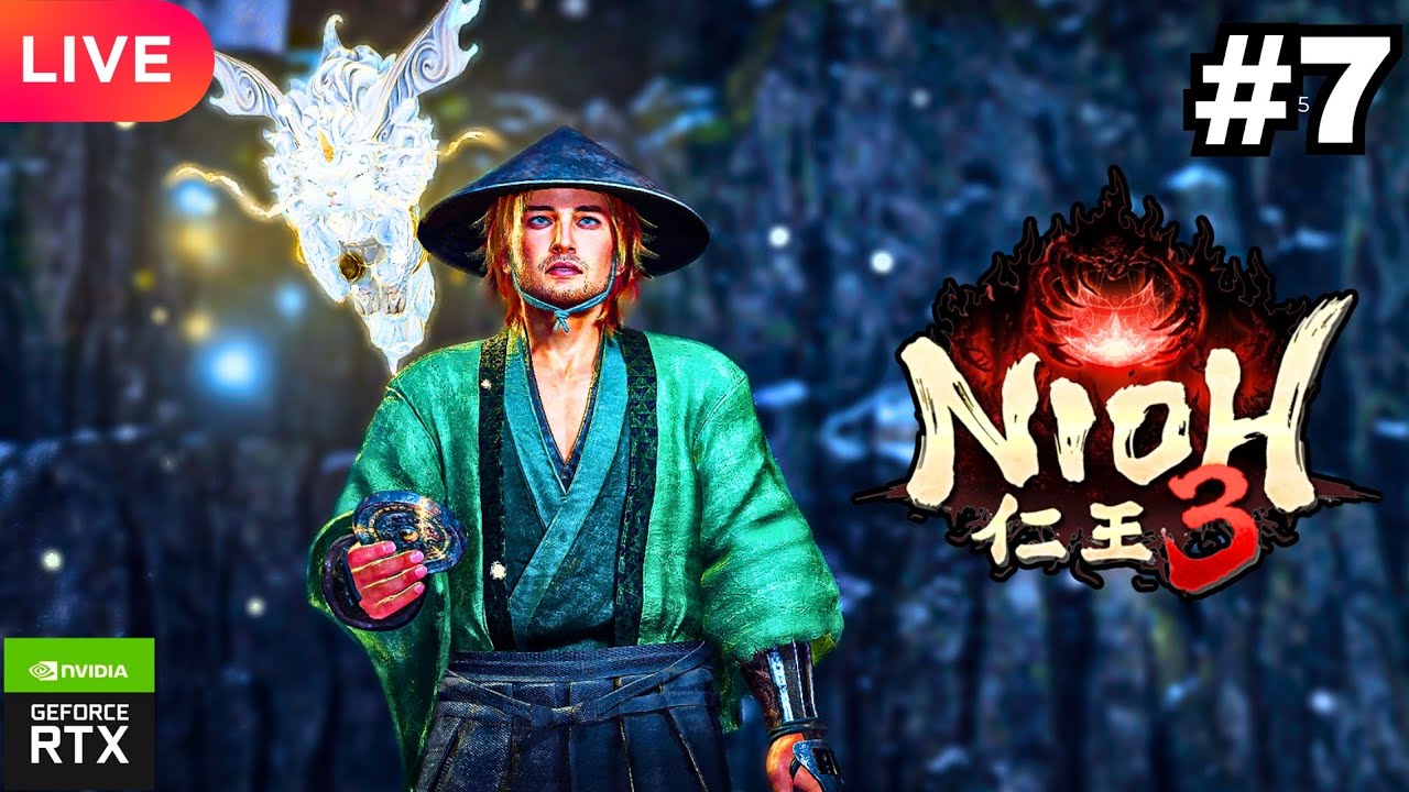 NIOH 3 PC Playthrough (Katana & Tonfa)Full Exploration Day 7 Live